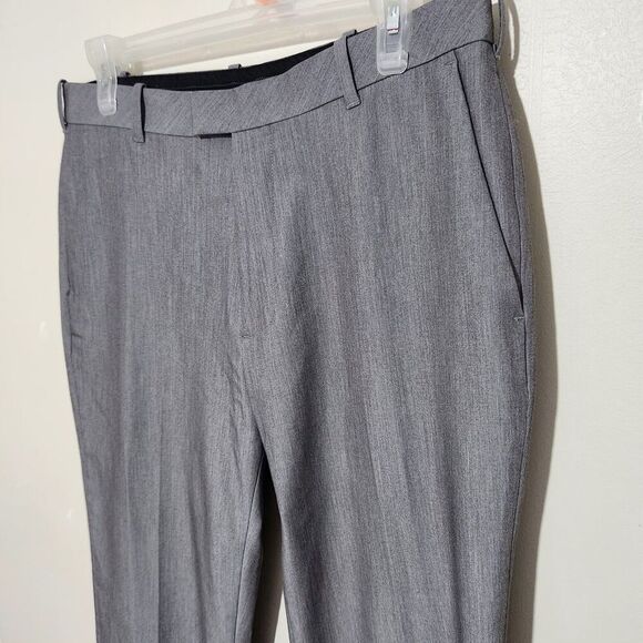 Van Heusen Flex Dress Pants Size 32x32 Gray Color Flat Front Straight - Picture 3 of 9